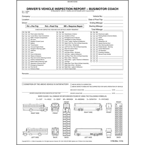Driver Vehicle Inspection Report Pdf Voteaceto